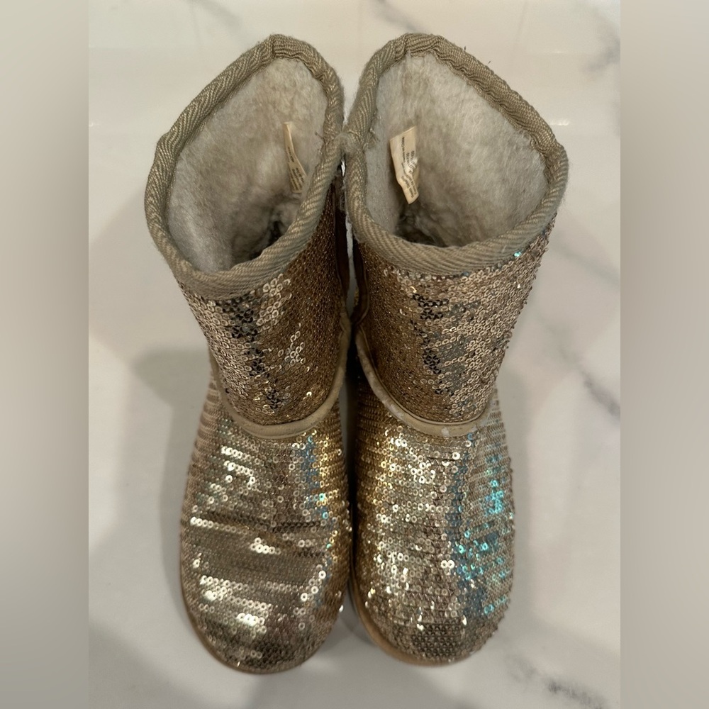 Sequin Winter Boots